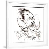 William the Second, emperor of Germany; King of Prussia; caricature-Neale Osborne-Framed Giclee Print