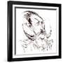 William the Second, emperor of Germany; King of Prussia; caricature-Neale Osborne-Framed Giclee Print