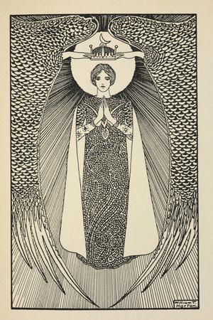 Assumptio, plate 59 from A Book of Images, introduced by W B Yeats, 1898