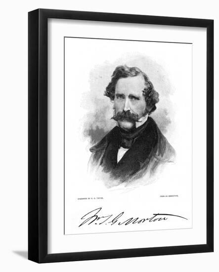 William Thomas Morton-RG Tietze-Framed Art Print