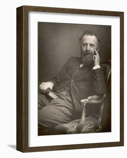 William Thomas Stead English Journalist in 1893-W&d Downey-Framed Photographic Print