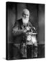 William Thomson, Lord Kelvin with His Compass-Science Source-Stretched Canvas