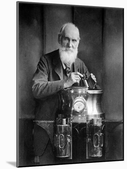 William Thomson, Lord Kelvin with His Compass-Science Source-Mounted Giclee Print