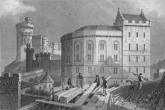 View of Custom House from Billingsgate, London, 1828-William Tombleson-Giclee Print