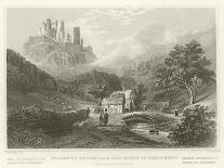 Valley of Engeholle and Ruins of Schonberg-William Tombleson-Giclee Print