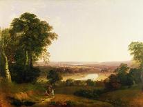 Exeter from Exwick-William Traies-Stretched Canvas