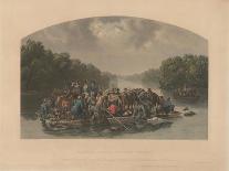 Marion Crossing the Pedee, 1852-William Tylee Ranney-Framed Giclee Print