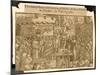 William Tyndale, Translator of the Bible, Is Arrested at Antwerp, Strangled and Burnt-null-Mounted Art Print