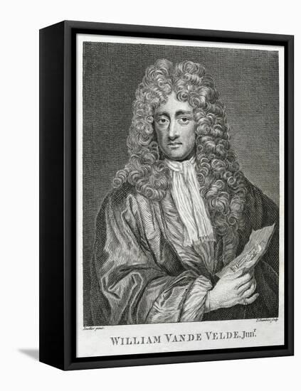 William Van De Velde, Junr.-Godfrey Kneller-Framed Stretched Canvas