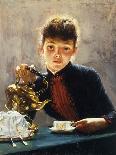 A Cup of Tea-William Verplanck Birney-Giclee Print