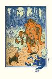 The Cowardly Lion-William W. Denslow-Framed Art Print