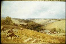 A Hot Day in the Harvest Field-William W. Gosling-Framed Giclee Print