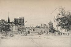 'The Towers of Notre-Dame', 1915-William Walker-Framed Giclee Print