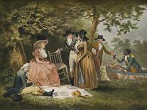 Anglers' Repast, 1789, (1902)-William Ward-Framed Giclee Print