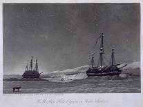 H.M. Ships Hecla and Griper in Winter Harbour, Journal of a Voyage, W.E. Parry, c.1821-William Westall-Giclee Print