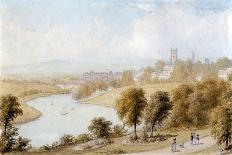 River Dee and St John's Church, 19th Century-William Westall-Giclee Print