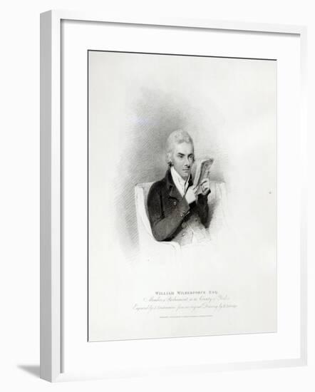 William Wilberforce, engraved by J. Vendramini, 1809-Henry Edridge-Framed Giclee Print