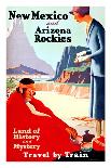 New Mexico And Arizona Rockies; Land Of History And Mystery-William Willmarth-Art Print