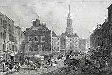 Broad Street, Bloomsbury, London, 19th Century-William Woolnoth-Giclee Print