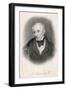William Wordsworth English Poet in 1836-null-Framed Art Print