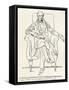 William Wordsworth English poet-Daniel Maclise-Framed Stretched Canvas