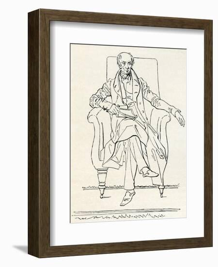 William Wordsworth English poet-Daniel Maclise-Framed Giclee Print