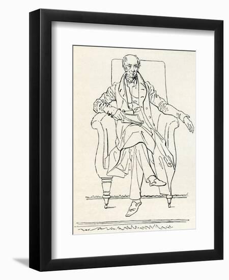 William Wordsworth English poet-Daniel Maclise-Framed Giclee Print