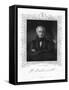 William Wordsworth, English Romantic Poet, 19th Century-J Cochran-Framed Stretched Canvas