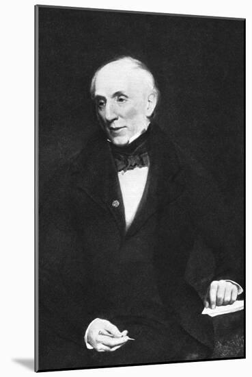 William Wordsworth, English Romantic Poet, C1850-Henry William Pickersgill-Mounted Giclee Print