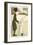 William Wordsworth in the Lake District, at Cross-Purposes, 1904-Max Beerbohm-Framed Giclee Print