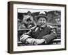 William Wrigley, Chewing Gum Mogul Watching His Chicago Cubs Play, 1925-null-Framed Photo