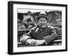 William Wrigley, Chewing Gum Mogul Watching His Chicago Cubs Play, 1925-null-Framed Photo