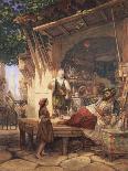 La Rue Bab-A-Zoun, Algiers-William Wyld-Giclee Print