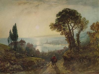 'View over a harbour', c1859, (1938)