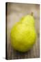 Williams Pear on Wooden Background-Foodcollection-Stretched Canvas