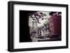 Williamsburg Bridge and neighbourhood, Brooklyn, New York, USA-Andrea Lang-Framed Photographic Print