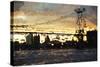 Williamsburg Bridge - In the Style of Oil Painting-Philippe Hugonnard-Stretched Canvas