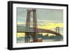 Williamsburg Bridge, New York City-null-Framed Art Print