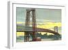 Williamsburg Bridge, New York City-null-Framed Art Print