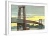 Williamsburg Bridge, New York City-null-Framed Art Print