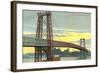 Williamsburg Bridge, New York City-null-Framed Art Print