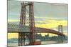 Williamsburg Bridge, New York City-null-Mounted Art Print