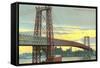 Williamsburg Bridge, New York City-null-Framed Stretched Canvas