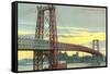 Williamsburg Bridge, New York City-null-Framed Stretched Canvas