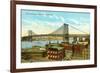 Williamsburg Bridge, New York City-null-Framed Art Print