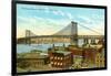 Williamsburg Bridge, New York City-null-Framed Art Print