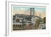 Williamsburg Bridge, New York City-null-Framed Art Print