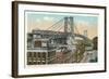 Williamsburg Bridge, New York City-null-Framed Art Print