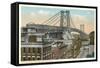 Williamsburg Bridge, New York City-null-Framed Stretched Canvas