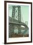 Williamsburg Bridge, New York City-null-Framed Art Print